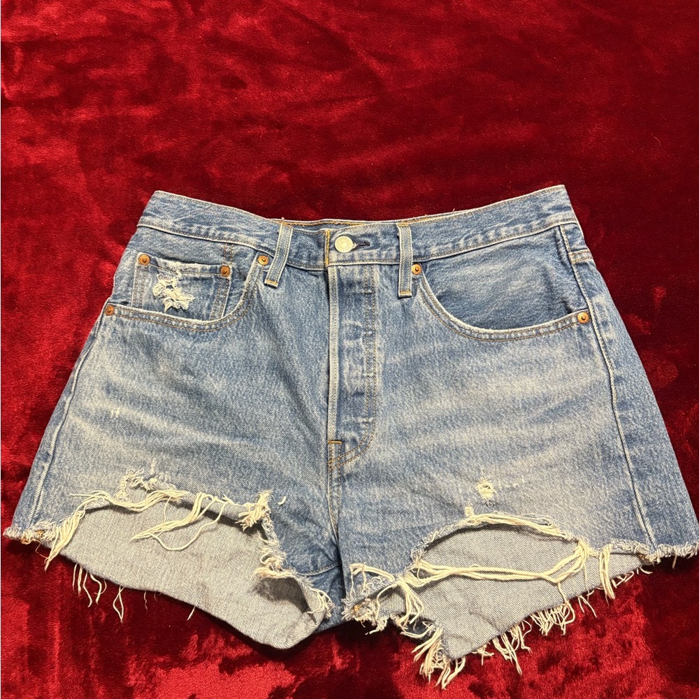 Levi’s Denim Distressed Women's Shorts